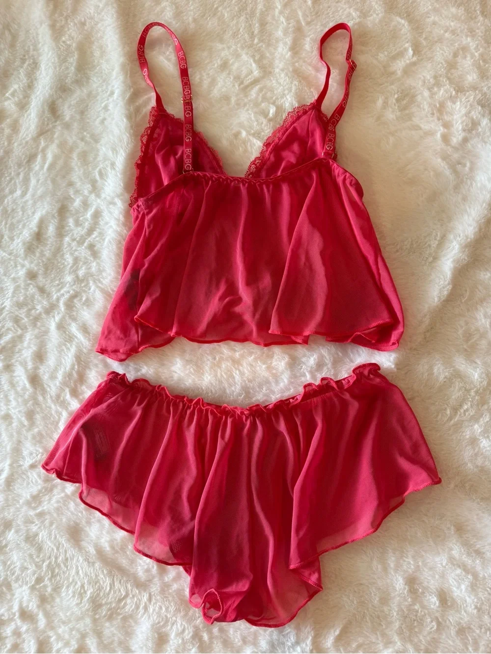 BCBGeneration sheer babydoll